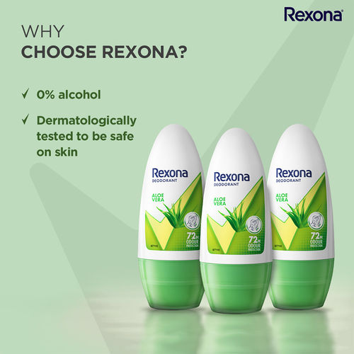 Buy Rexona Aloe Vera Underarm Roll On Pack Of 3 Online