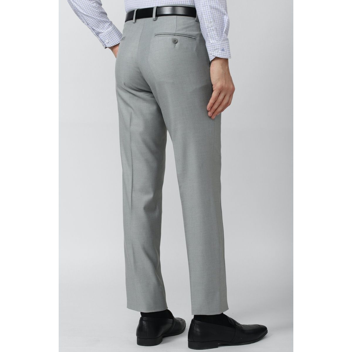 Buy Louis Philippe Grey Trousers Online - 793950 | Louis Philippe
