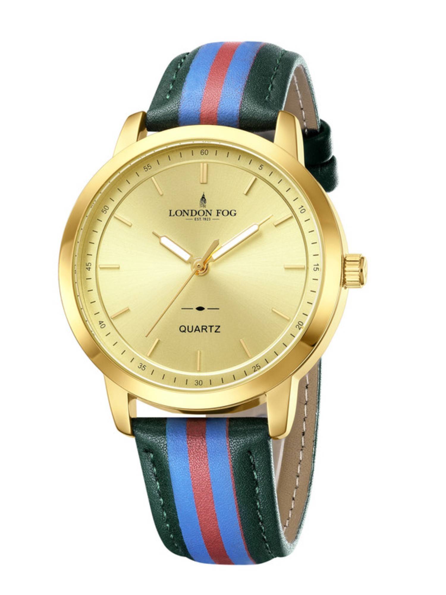 London Fog Kensington Collection Analog Gold Dial Watch - LFM10013 (M)