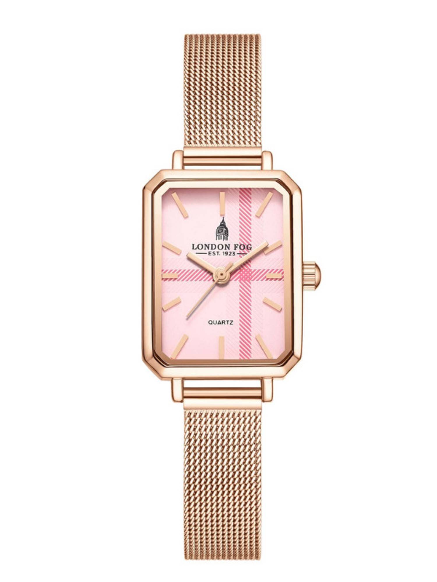 London Fog Victoria Collection Analog Quartz Pink Dial Watch - LFW20006 (M)