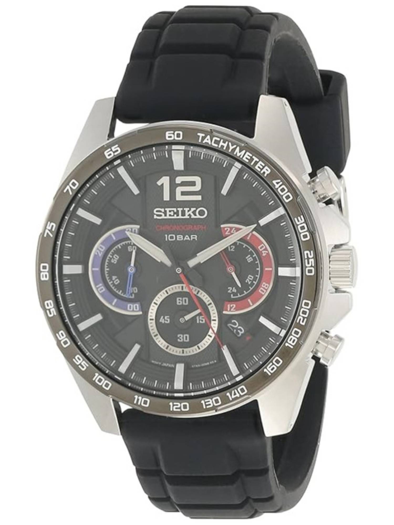 SEIKO Dress Men's Quartz Black Dial 43.9mm Watch - SSB347P1 (M)