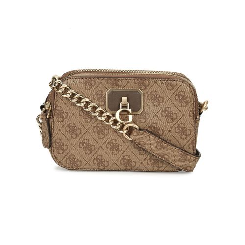 Guess Noelle Crossbody Camera Brown Sling And Cross Bags