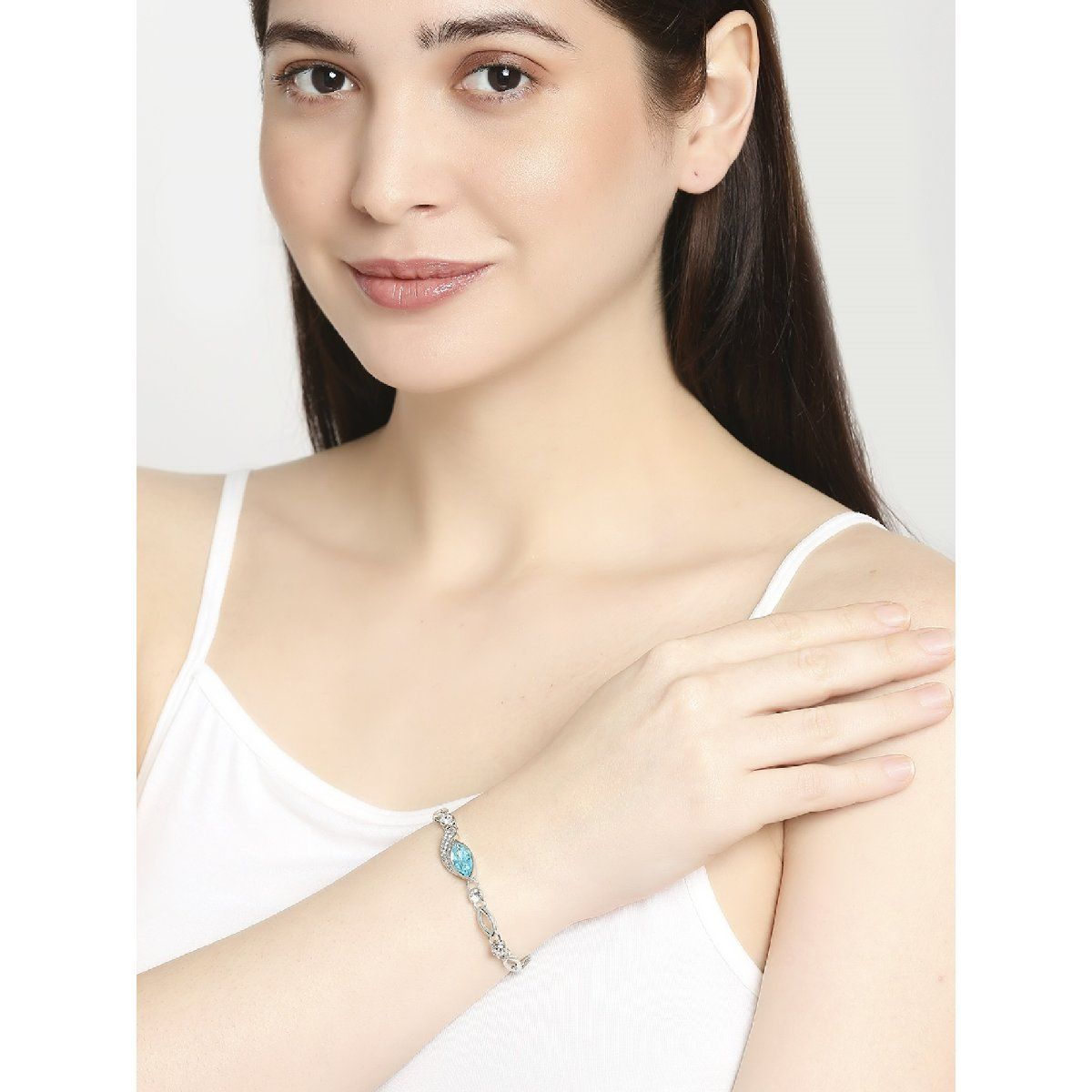 Buy Mahi Rose Gold Plated Adjustable Bracelet with Multicolor Beads and  Cubic Zirconia Stone for Women BR1101007ZMul Online at Best Prices in  India  JioMart