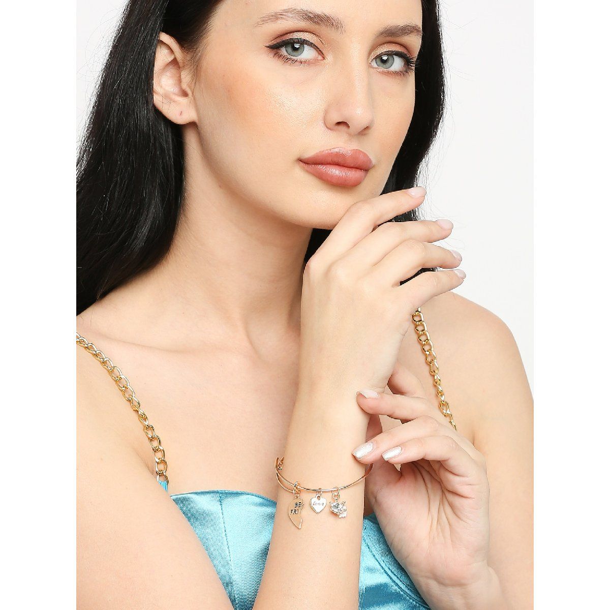 New Romantic Bracelets For Women Friendship Bracelet Rainbow Jewelry  Pulseiras Mujer 2020 LOVE Heart Beaded Bracelet