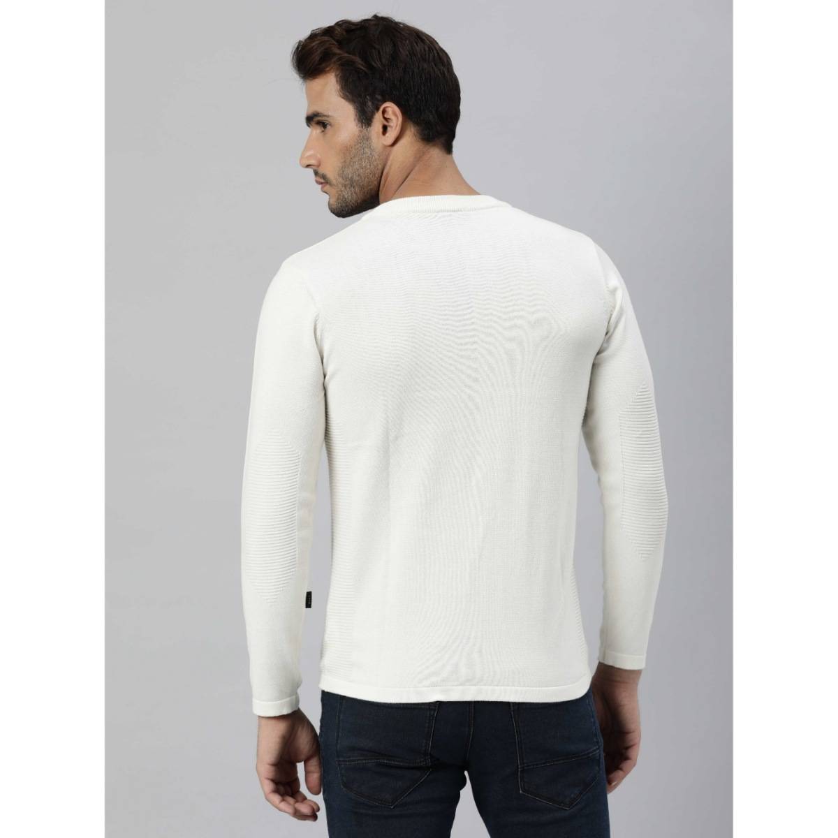 Rare Rabbit Sweaters Buy Rare Rabbit Solid Off White Sweaters Online