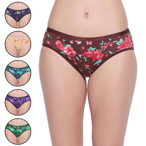 Buy BODYCARE Pack of 6 Premium Printed Hipster Briefs - Multi-Color online