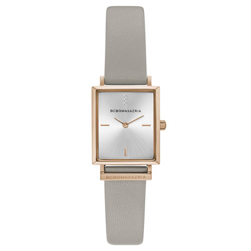 BCBGMaxazria silver square women’s watch NEW BCBGMAXAZRIA Ladies Two Tone Rose Gold Bracelet Watch with  main image 4