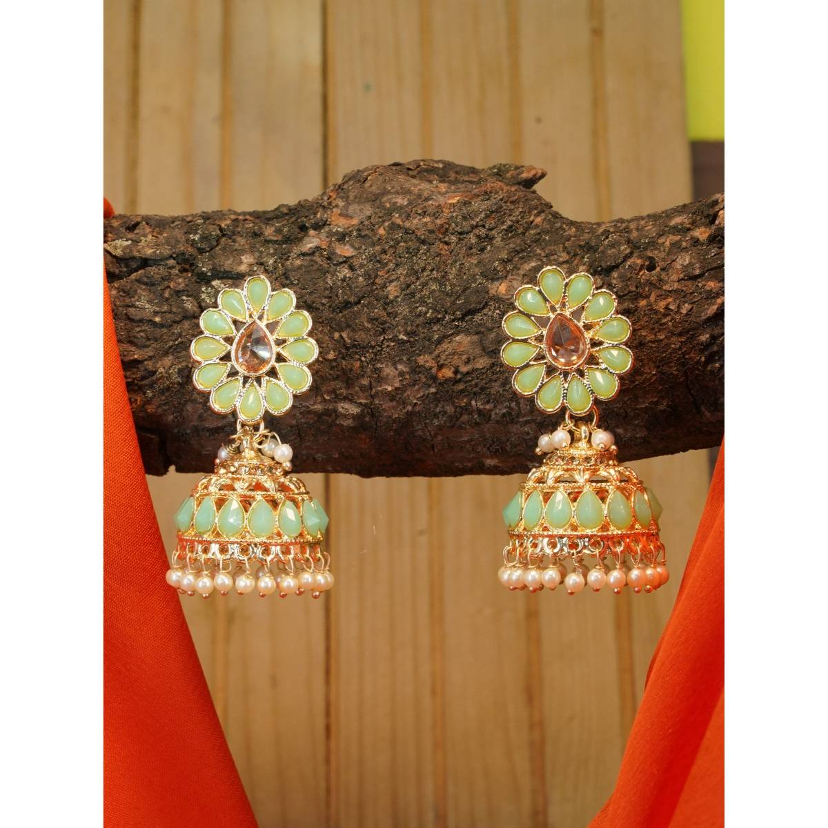 GRIIHAM Premium High Gold Plated Earring Jhumka