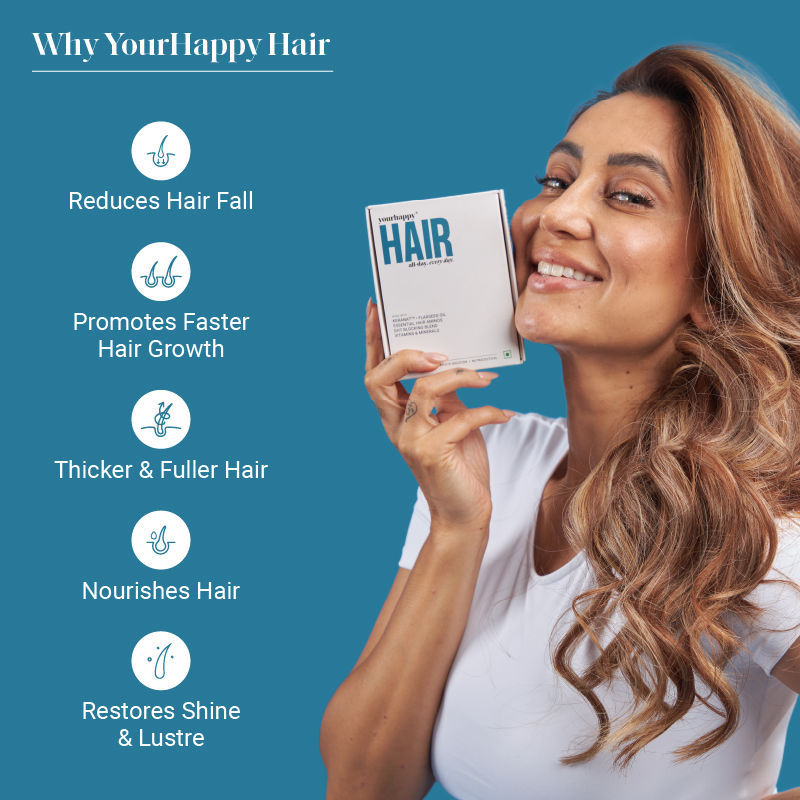 Buy YourHappyLife Hair With Keranat™, Biotin, DHT Blockers - Dual ...