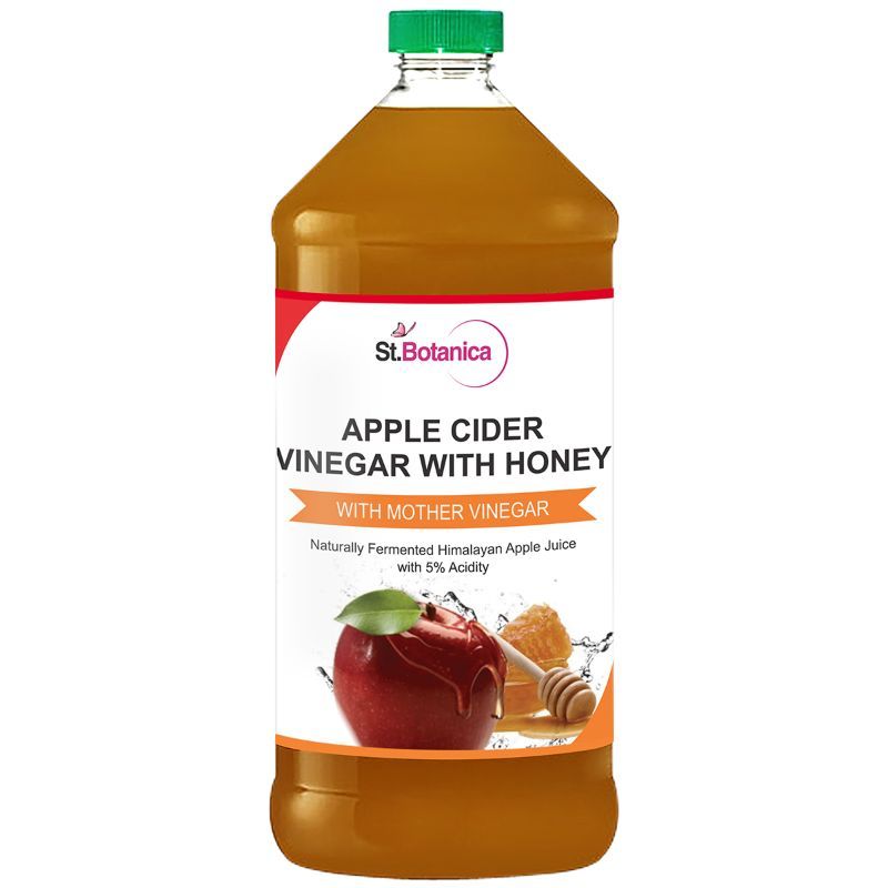 St.Botanica Apple Cider Vinegar With Honey - Natural With Goodness of Mother of Vinegar
