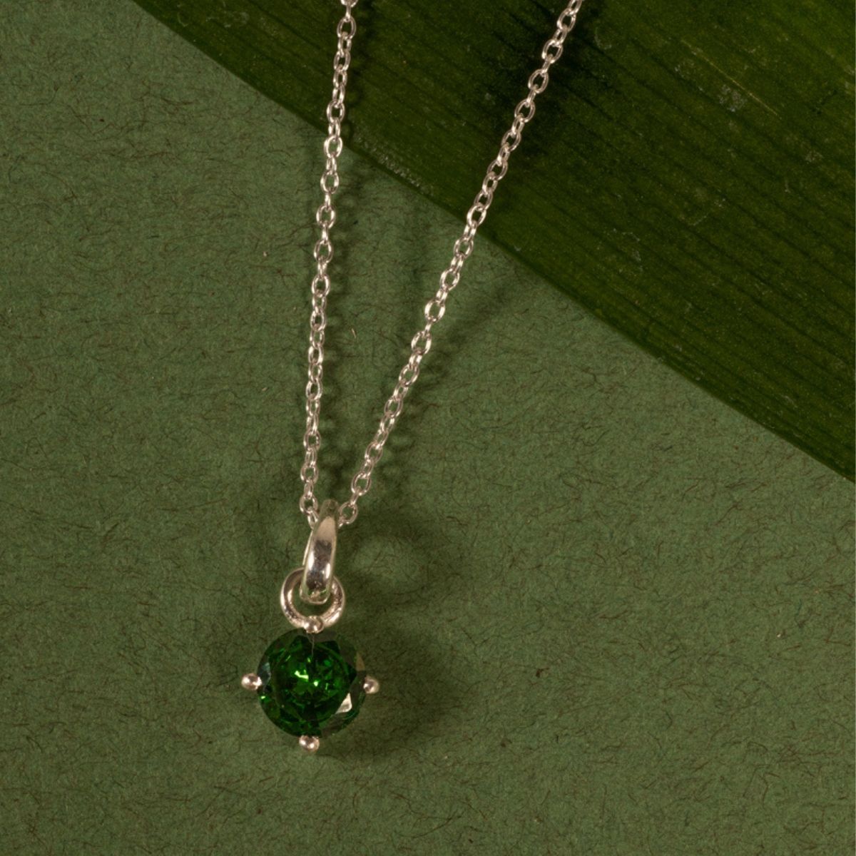 3.0cts Sterling Silver, Natural Emerald Necklace, Dark Green Emerald Pendant ,emerald Cut Necklace,natural Emerald Jewelry May Birthstone - Etsy | Emerald  necklace, Jewelry necklace simple, Emerald jewelry