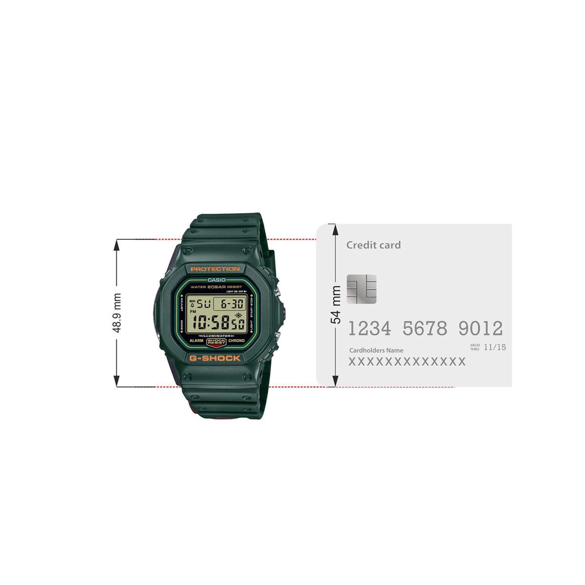 Buy Casio G1173 G-Shock Origin ( DW-5600RB-3DR ) Digital Watch