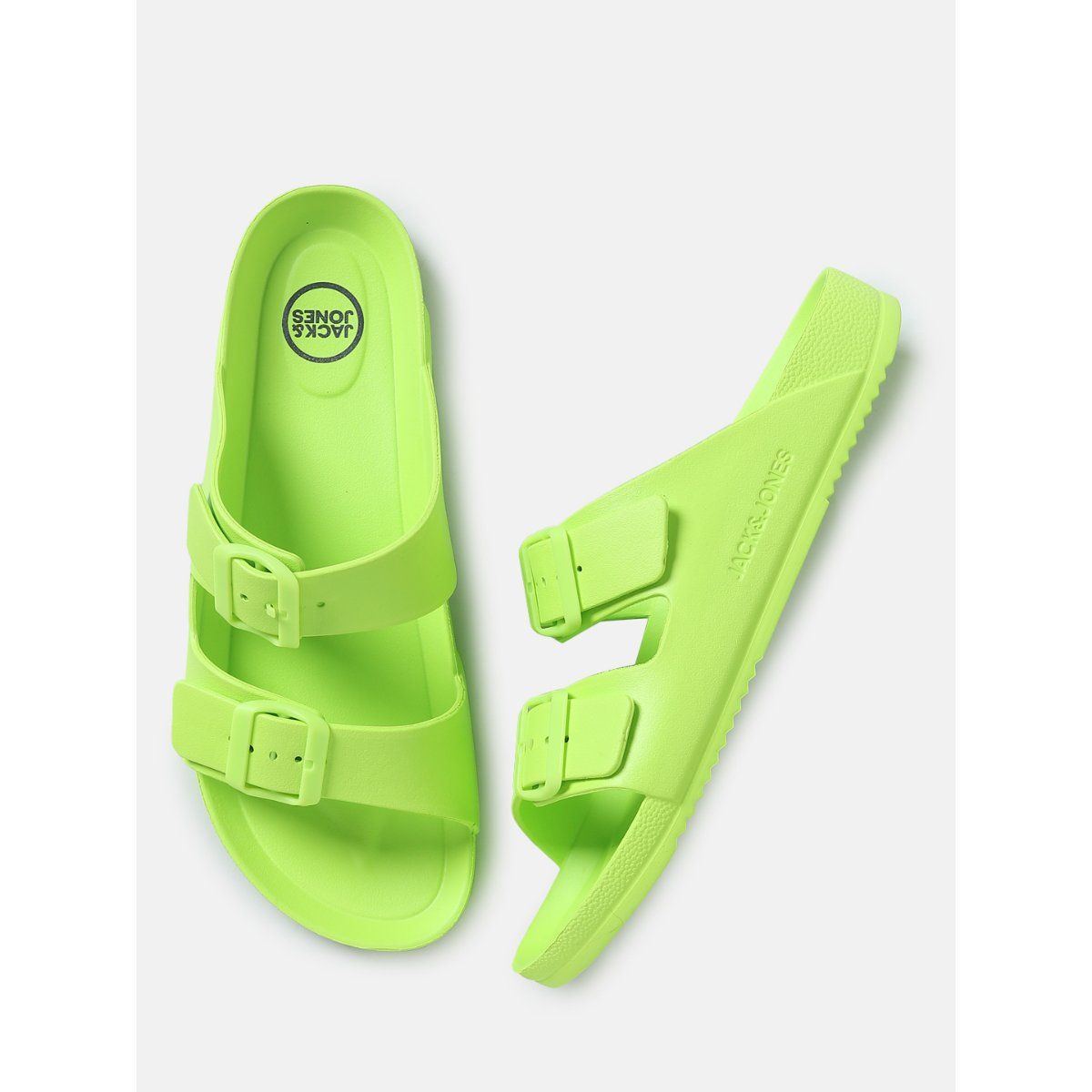 Neon discount green sandals