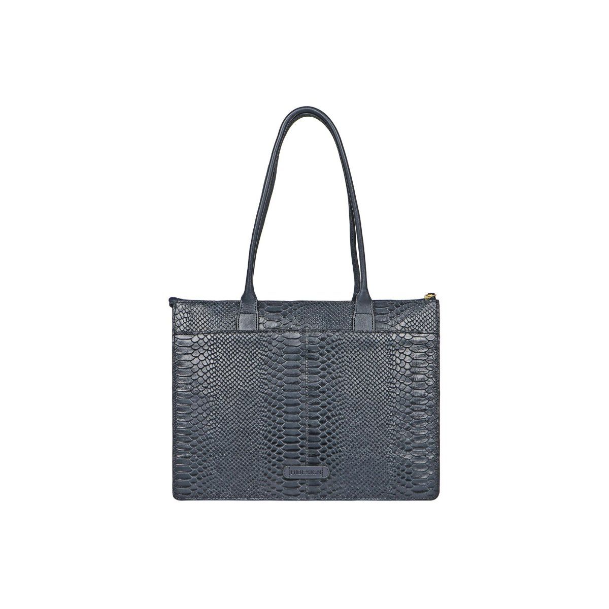 Hidesign Angelina Sb 02 Women Laptop Bags Navy Blue (L) Buy Hidesign