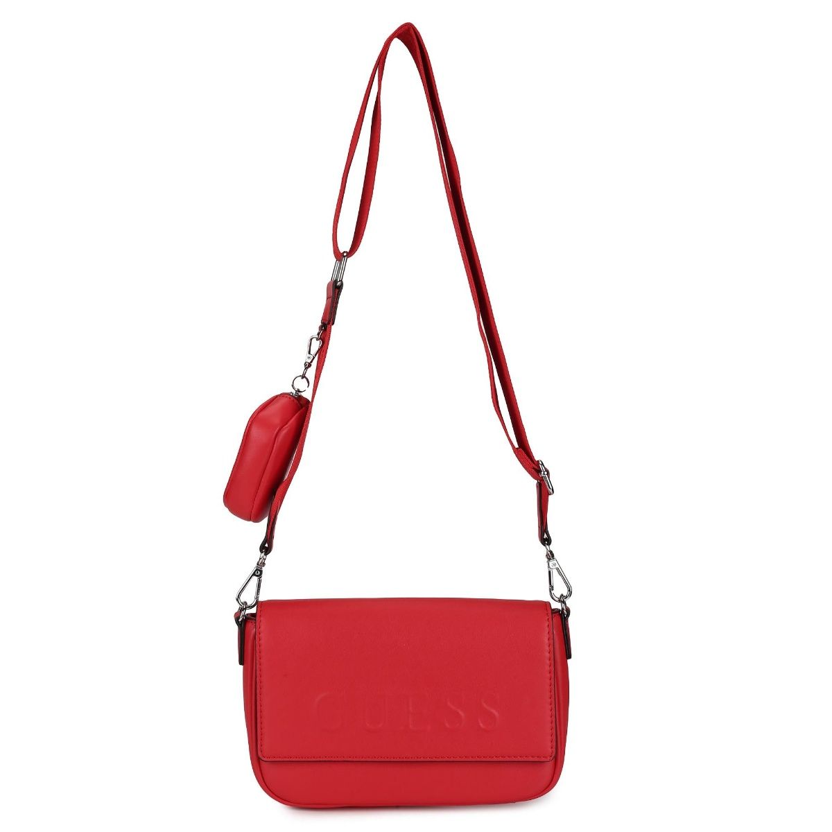 Guess KEZZIE CROSSBODY FLAP Red Handbag