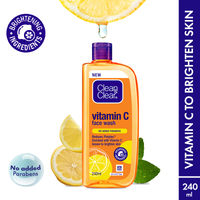Clean & Clear Vitamin C Face Wash - Gentle Brightening & Hydrating Cleanser Reduces Acne In 7 Days