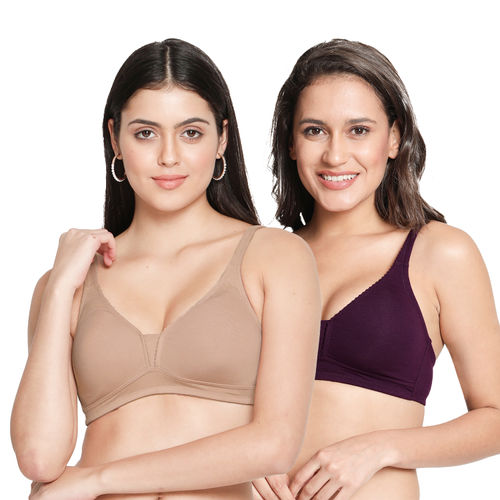 Susie by Shyaway Women's Solid Cotton Padded Everyday Bra (Pack of 1)