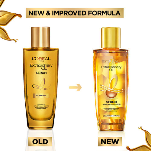 L'Oreal Paris Extraordinary Oil Hair Serum, gives Protection & Shine for Dry & Frizzy Hair: Buy L'Oreal Paris Extraordinary Oil Hair Serum, gives Protection & Shine for Dry & Frizzy Hair Online L'Oreal Paris Extraordinary Oil Hair Serum, gives Protection & Shine for Dry & Frizzy Hair: Buy L'Oreal Paris Extraordinary Oil Hair Serum, gives Protection & Shine for Dry & Frizzy Hair Online