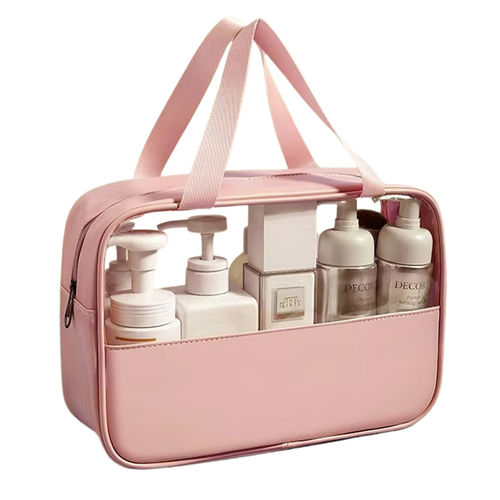 Buy Kayanara Transparent Large Travel Makeup Kit Pink Toiletry