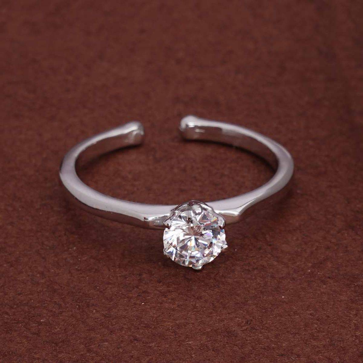 Palmonas 925 Sterling Silver Solitaire Beauty 925 Silver Ring
