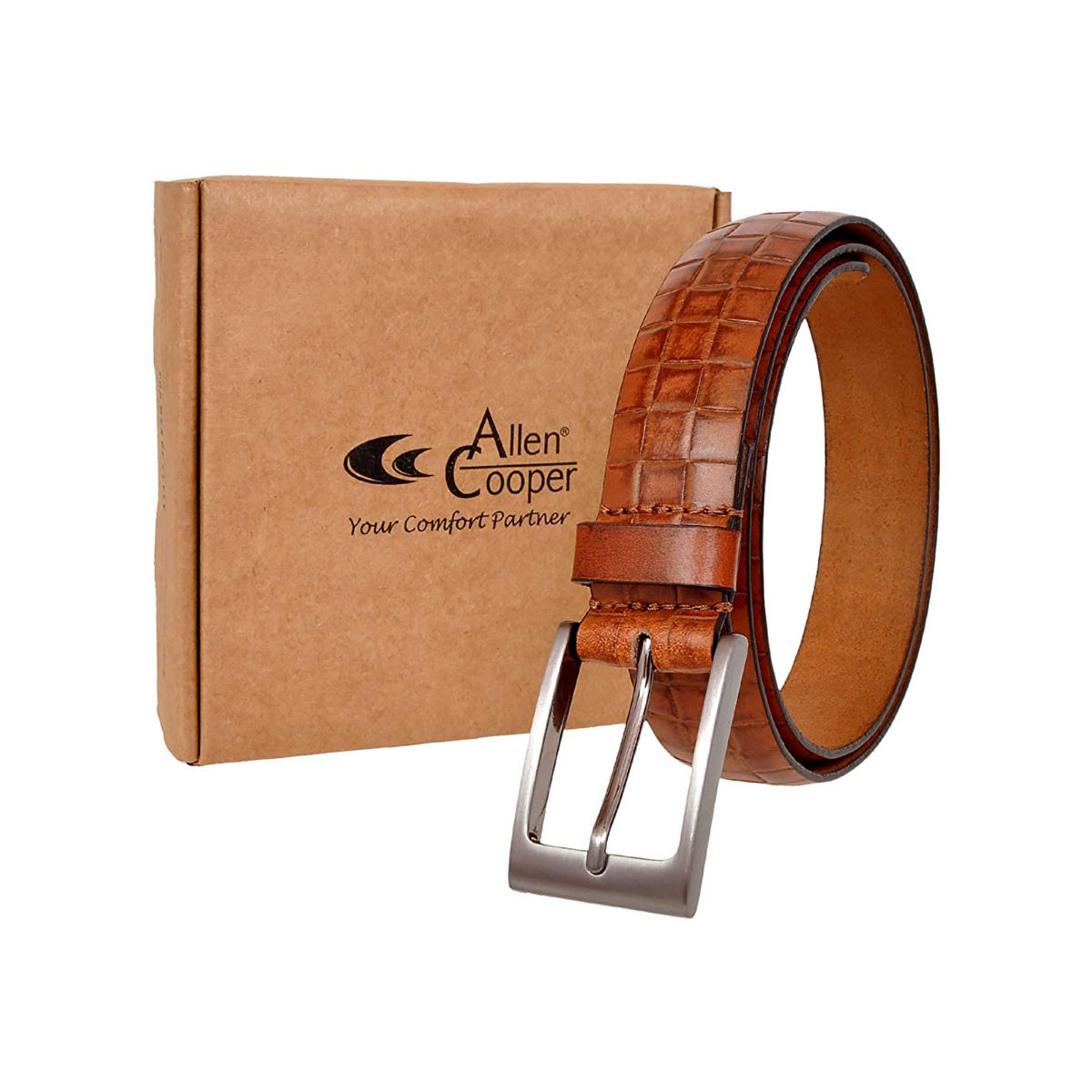 Allen Cooper Leather Belts For Men Buy Allen Cooper Leather Belts For