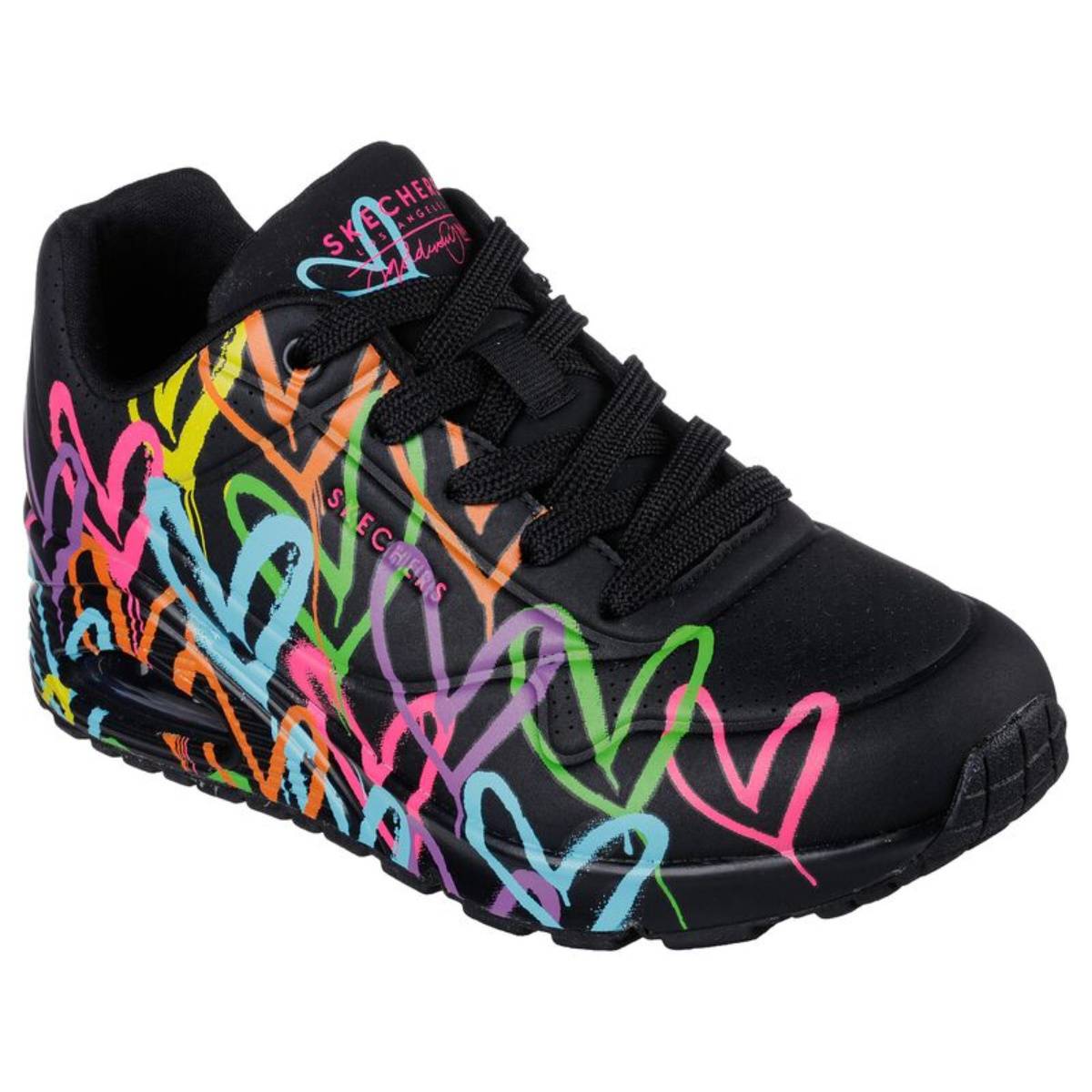 Buy SKECHERS UNO - HIGHLIGHT LOVE Black Walking Shoes Online