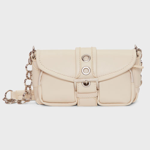 MIXT by Nykaa Fashion Off White Causal Chain Link Shoulder bag: Buy MIXT by  Nykaa Fashion Off White Causal Chain Link Shoulder bag Online at Best Price  in India