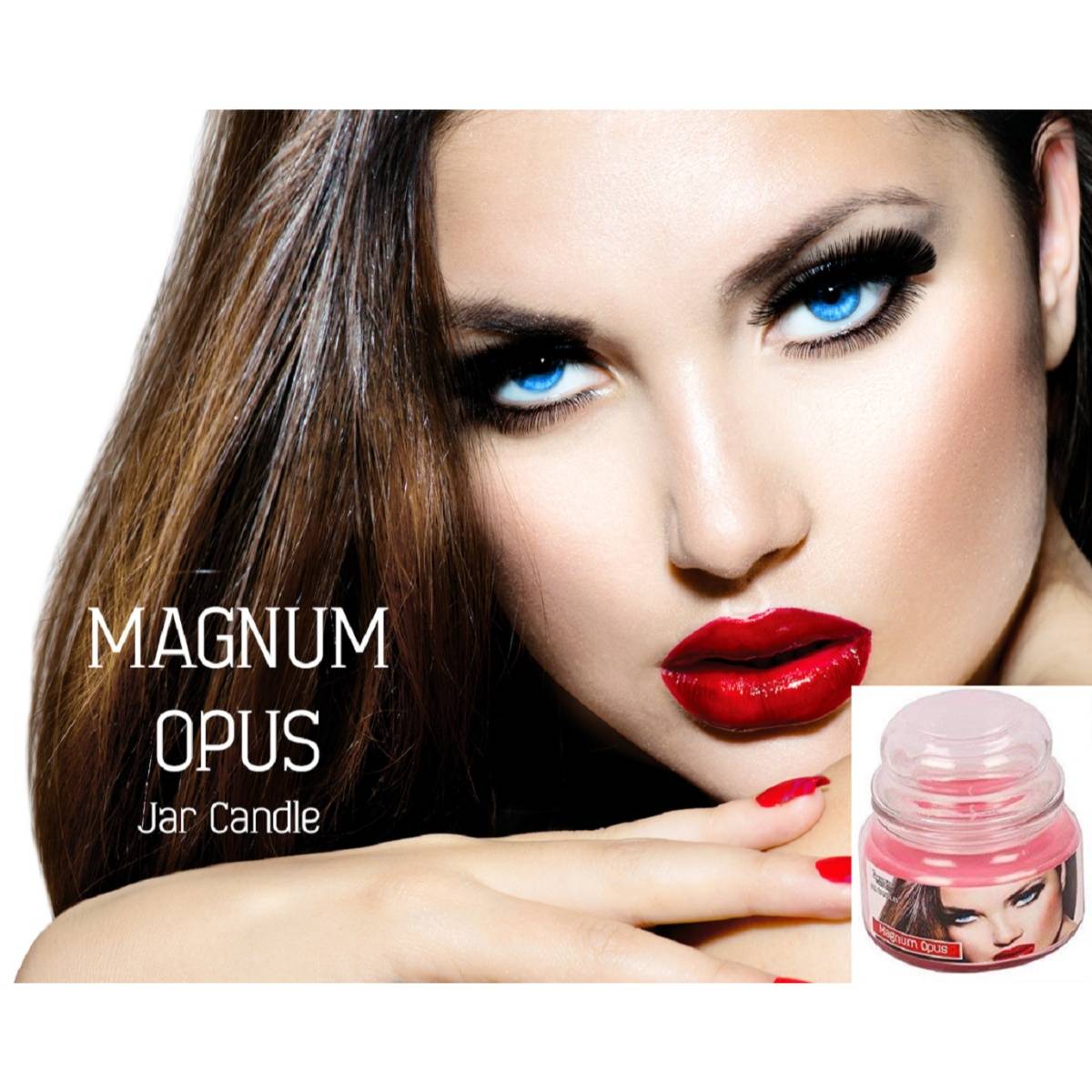 Premsons Magnum Opus Luxury Scented Glass Jar Candle - 13 Hours Burn Time