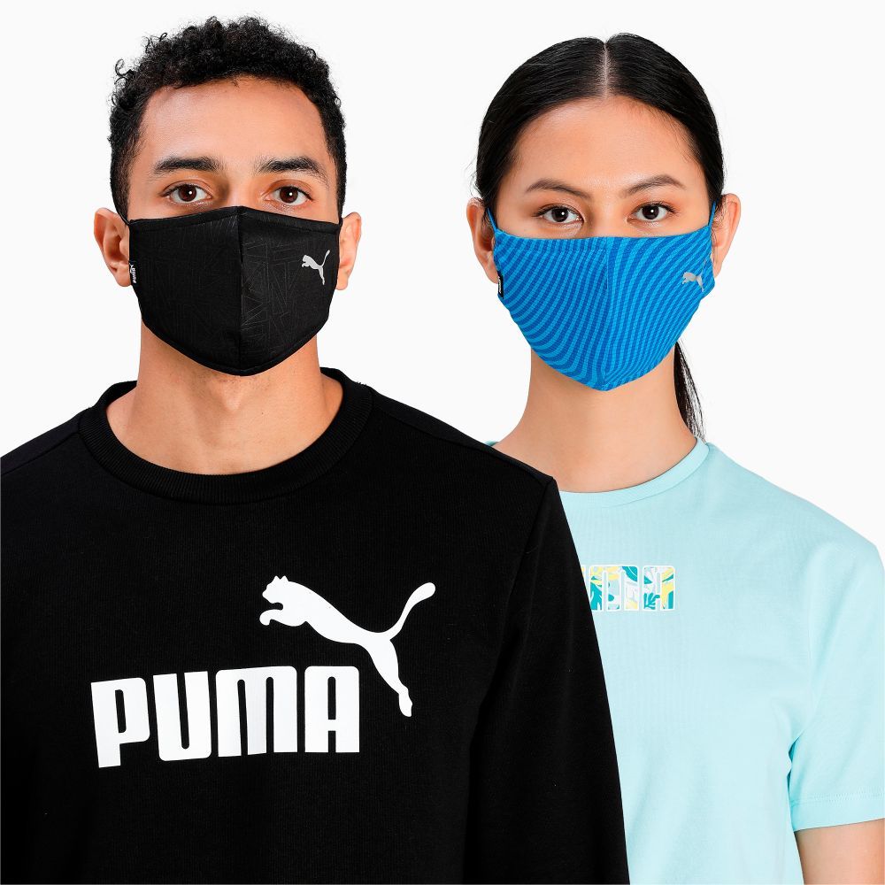 Puma Elev. Aop Unisex Blue Mask (set Of 2) Buy Puma Elev. Aop Unisex
