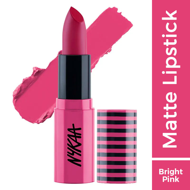 nykaa hot pink lipstick