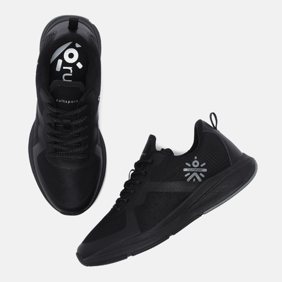 Buy Cultsport Women Mesh Speedster Black Running Shoe Online