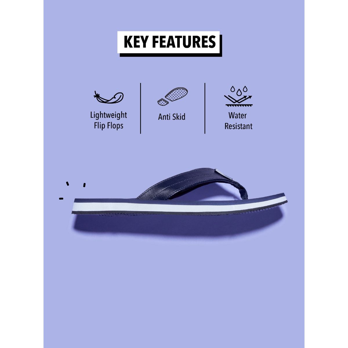 Anti sweat hot sale flip flops