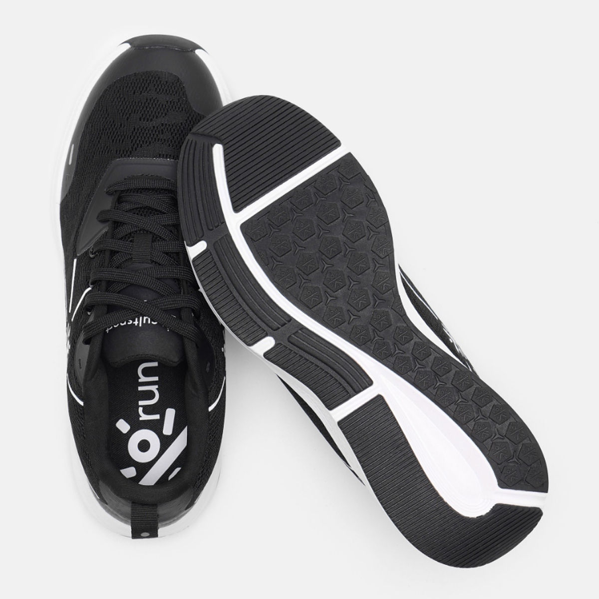 Buy Cultsport Men Mesh Flomo Black Running Shoe Online