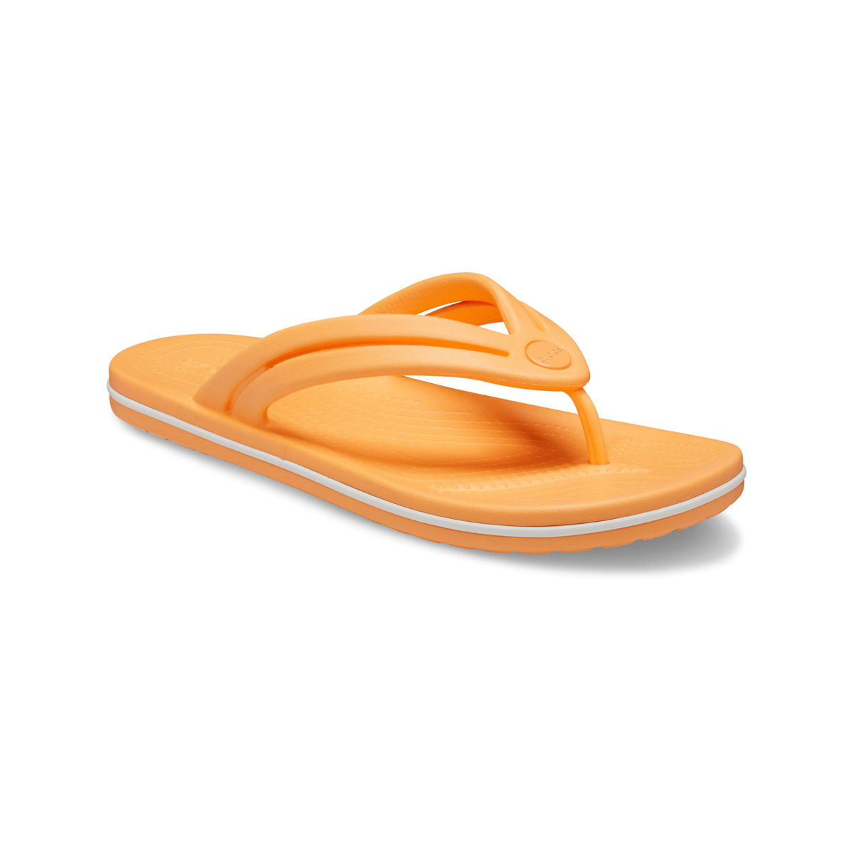 Crocs orange flip online flops