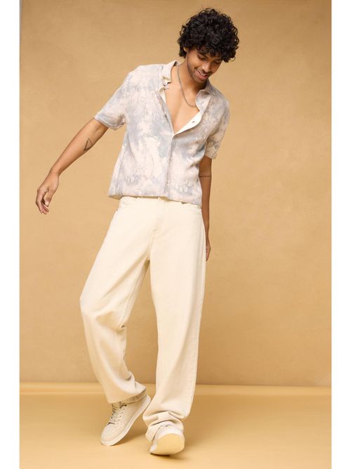 Buy FREAKINS Ivory Men's Straight Fit Jeans Online