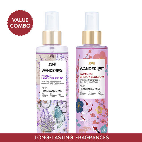 Buy Wanderlust Best Sellers Floral Body Mist Combo Japanese