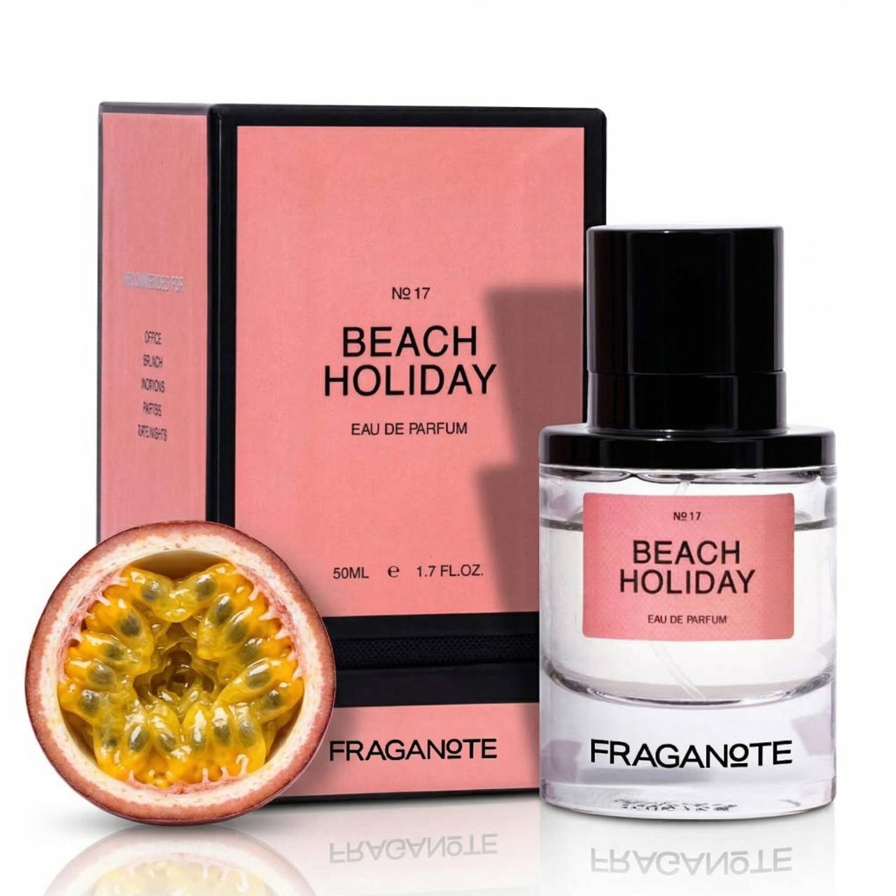 Fraganote Beach Holiday EDP Premium Long Lasting Fruity Floral Perfume for Women, Summer