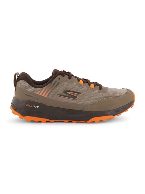 Buy SKECHERS Go Run Pure Trail Valley Brown Running Lace Up Online