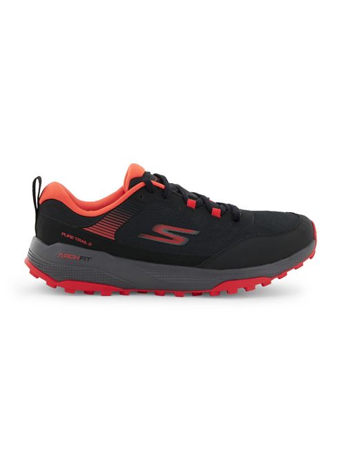 Buy SKECHERS Go Run Pure Trail Valley Black Running Lace Up Online