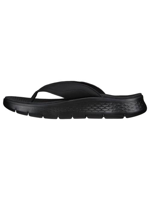 Buy SKECHERS GO WALK FLEX SANDAL Black Flipflops Online