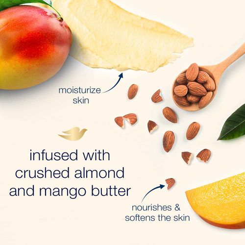 Buy Dove Exfoliating Body Polish Scrub - Crushed Almond And Mango Butter  Online