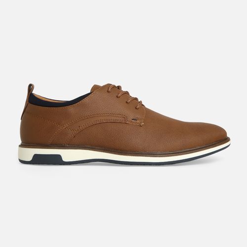 Aldo Karson Synthetic Tan Textured Oxford Casual Shoes