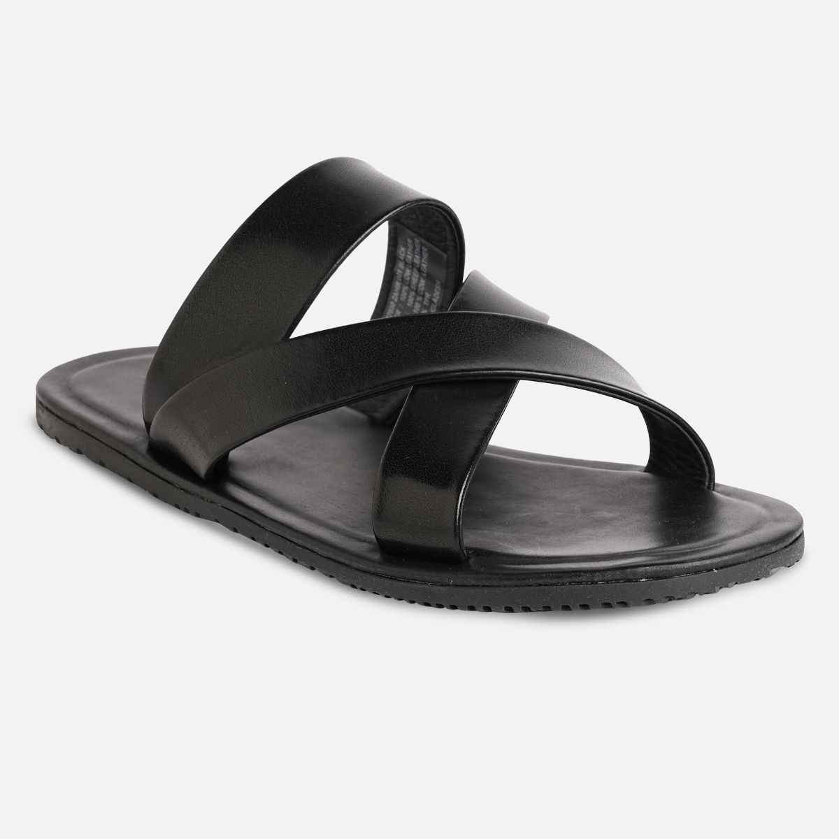 Buy Aldo Zahir Leather Black Solid Sandals Online