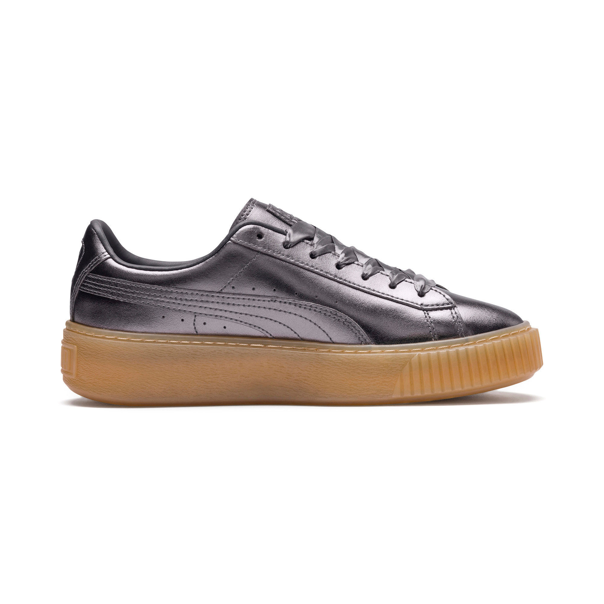 Puma Basket Platform Luxe Women s Grey Sneakers 4 Buy Puma