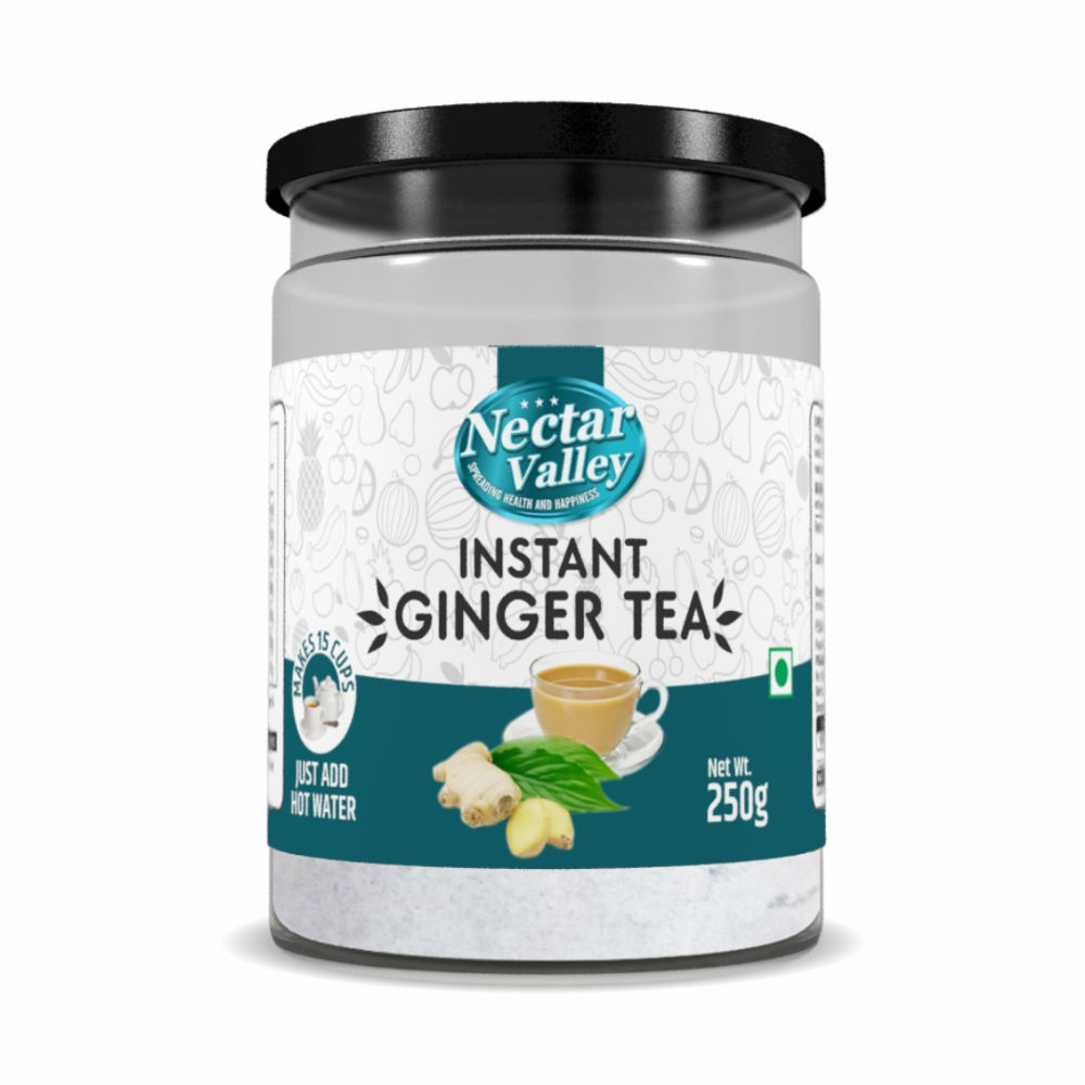 Nectar Valley Instant Ginger Tea Premix, 100% Natura Instant Adrak Chai,  Serves 15 Cups: Buy Nectar Valley Instant Ginger Tea Premix, 100% Natura  Instant Adrak Chai, Serves 15 Cups Online at Best