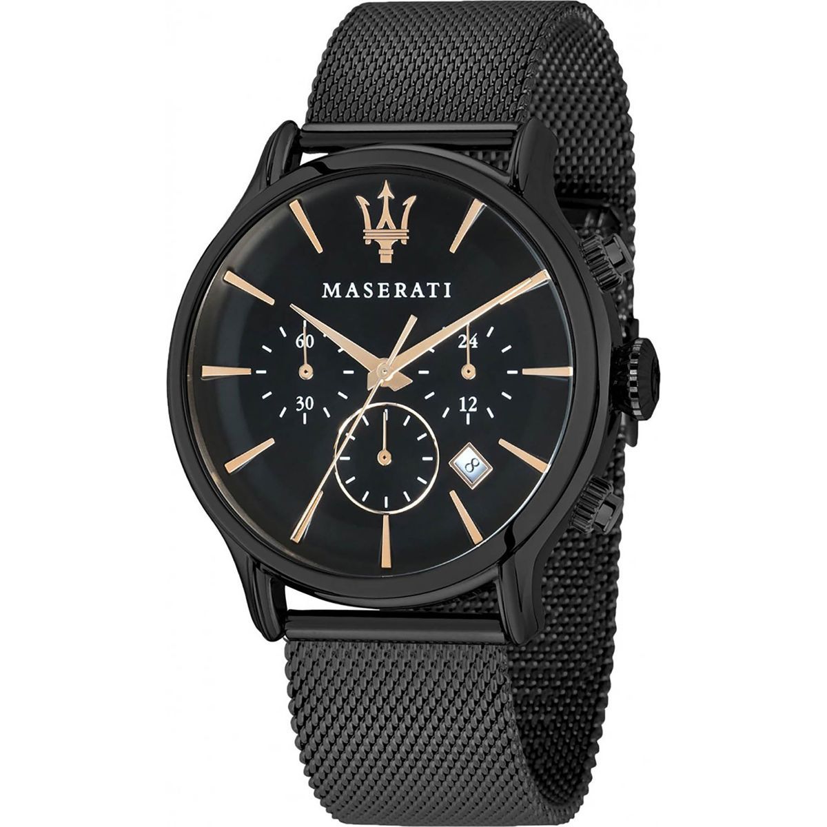 Maserati R8873618006 Black Dial Analog Watch For Men: Buy Maserati ...