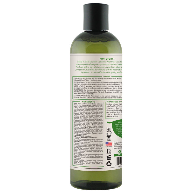 Buy Petal Fresh Pure Grape Seed & Olive Oil Moisturizing Shampoo Online