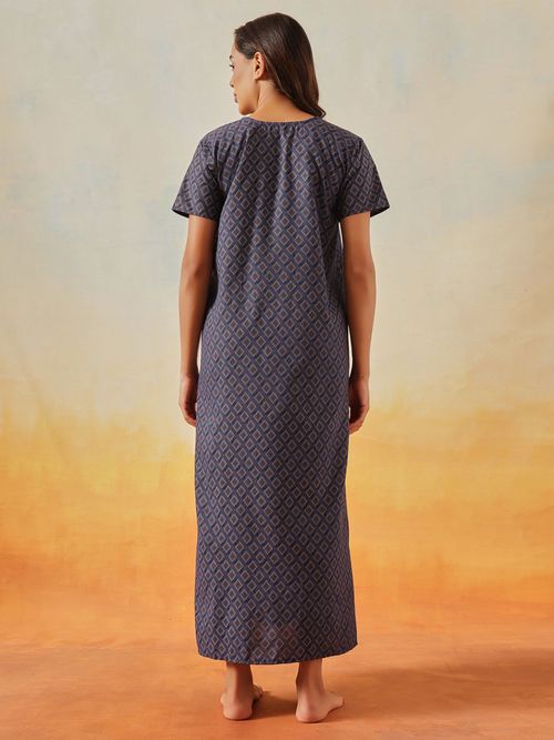 white christmas dresses Chilly Red Hand Dyed Batik 100% Cotton Night Gown