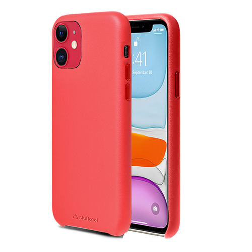 Stuffcool Premier Pu Leather Back Case Cover For Apple Iphone 11 6 1 Red Buy Stuffcool Premier Pu Leather Back Case Cover For Apple Iphone 11 6 1 Red Online At Best Price In India Nykaa