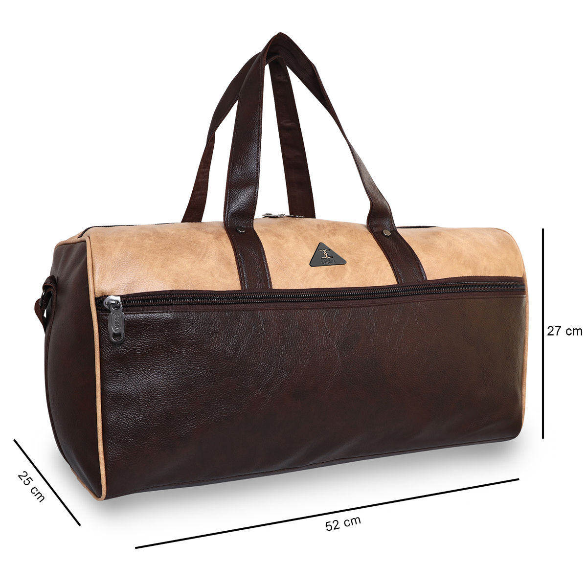 ESBEDA BrownBeige Color Travel Duffle Bag Weekeder For Mens And Womens